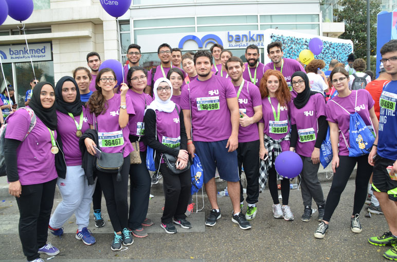 RHU Runs “for the Long Run” in Beirut Marathon 2016