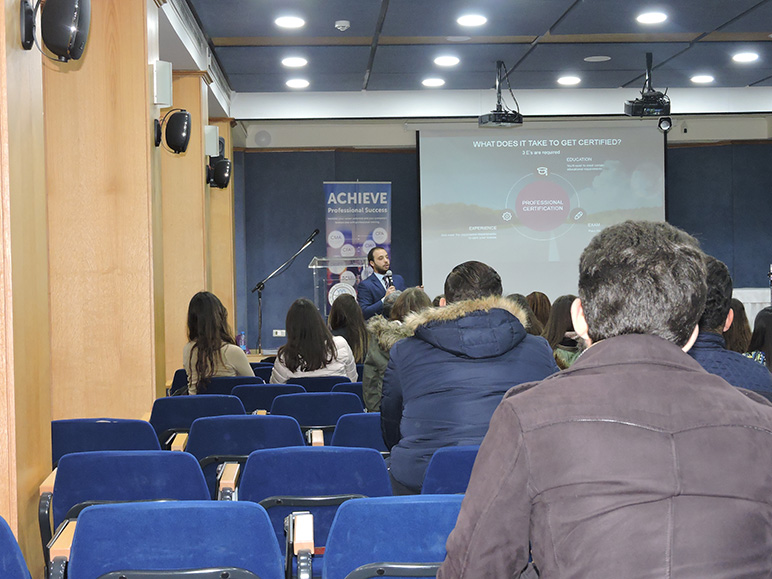 “Get Certified to Get Distinguished” in a seminar at RHU