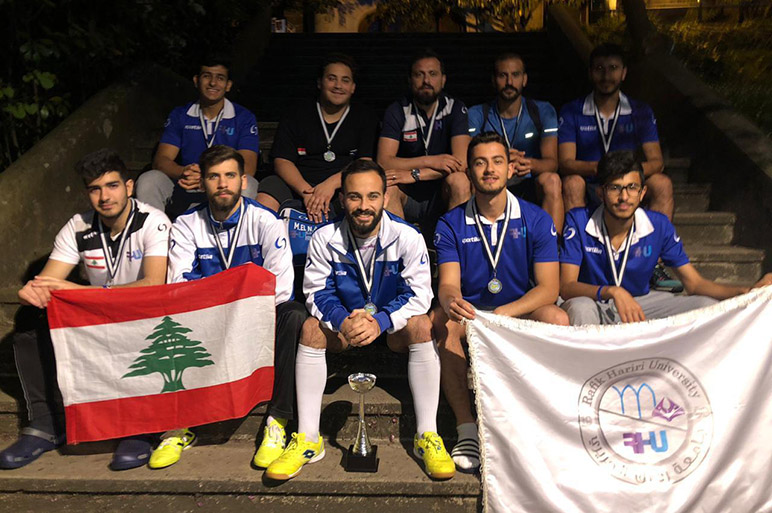 RHU futsal team is the proud second place winner of the Sports Fest Turkey