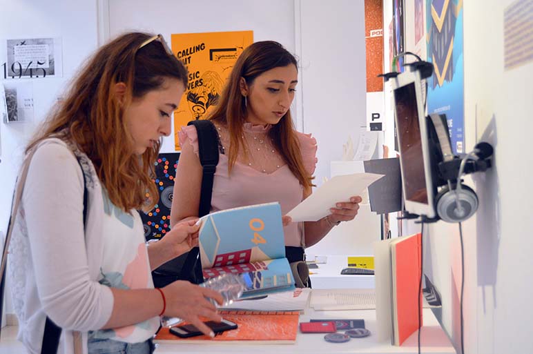 RHU graphic design students explore the creative talents of fellow Lebanese students