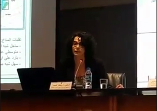 RHU faculty member presents a study on climate change impacts in a conference on Water and Climate Change in Lebanon
