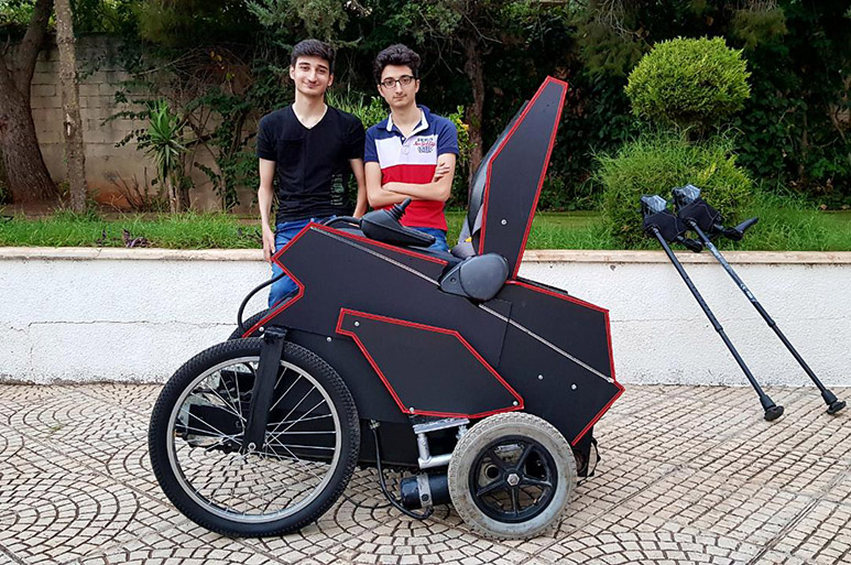 RHU student invents Soarni, an electric wheelchair that improves user mobility 