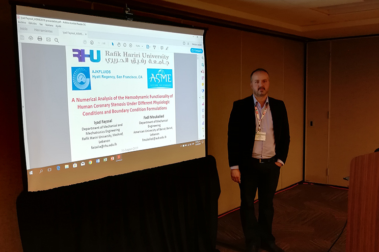 RHU faculty presents at international conference