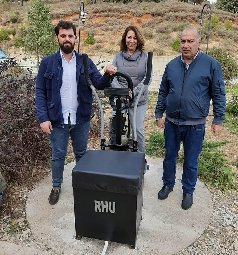 RHU student’s renewable energy project combines staying healthy with generating electricity and saving the environment