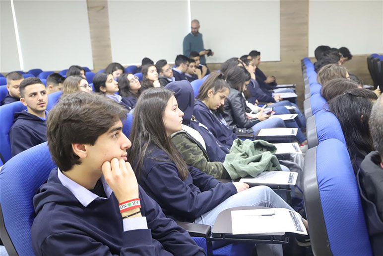 RHU signs an MOU with Shouf National College and delivers academic orientation to its students
