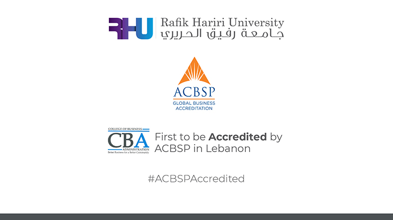 RHU College of Business Administration first in Lebanon to obtain ACBSP accreditation in all its programs