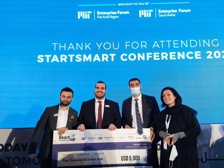 Proudly the third place for RHU alumni in MIT Enterprise Forum