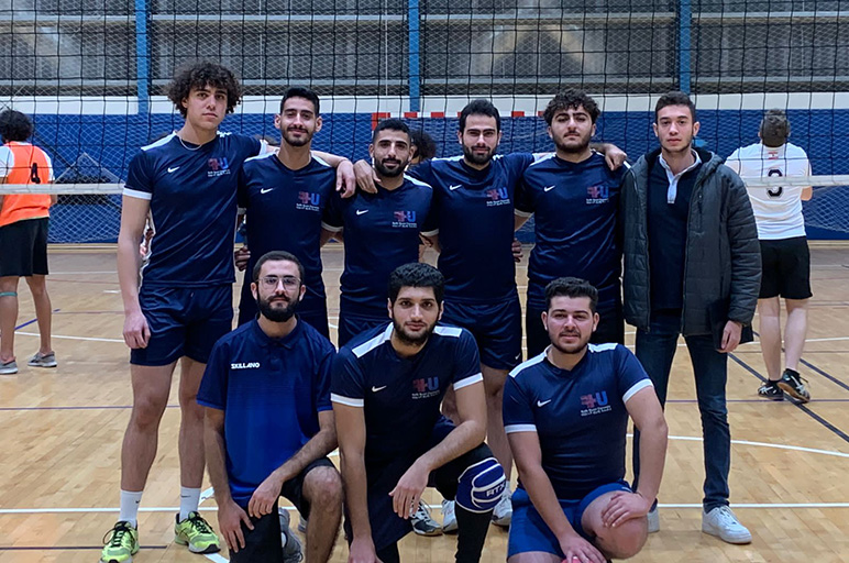 RHU volleyball team wins against LAU Beirut in the FSUL Championship