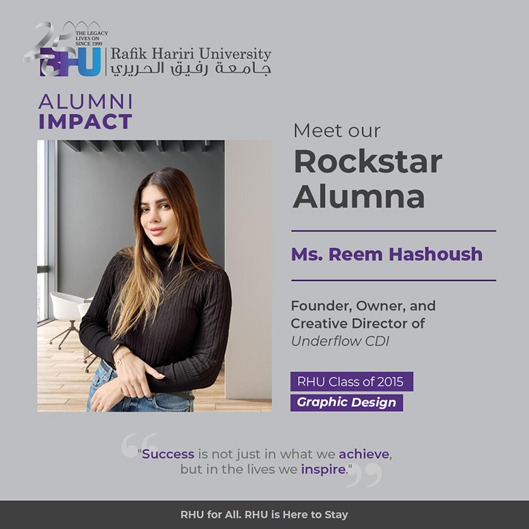 RHU alumna inspires change through creative leadership in graphic design