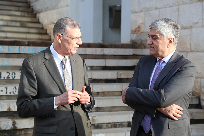 Building bridges, RHU welcomes LAU President on campus