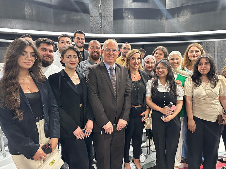 RHU College of Business Administration students shine on MTV Lebanon's Sar El Wa2et