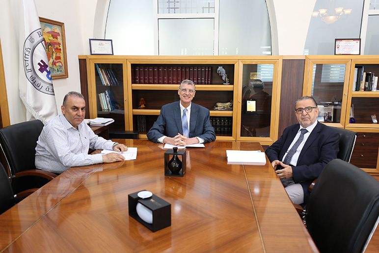 RHU and Al Makassed Saida discuss future collaboration opportunities
