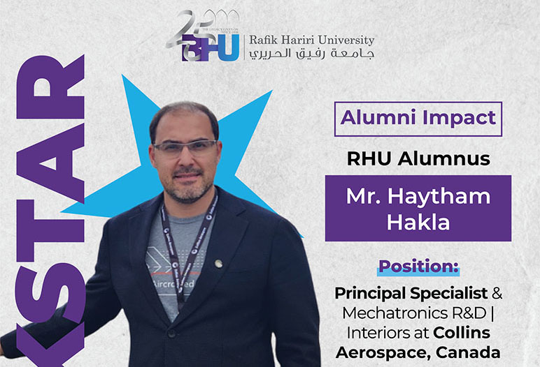 A journey of mechatronics excellence: RHU alumnus at the forefront of aircraft design
