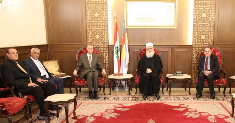 RHU Office of the President visits the Druze Spiritual Leadership in Lebanon