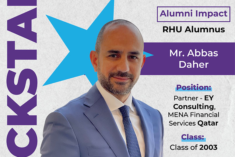 RHU alumnus’s path to success from Management graduate to EY Partner