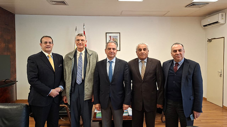 RHU leadership makes an introductory visit to the Lebanese Minister of Energy and Water