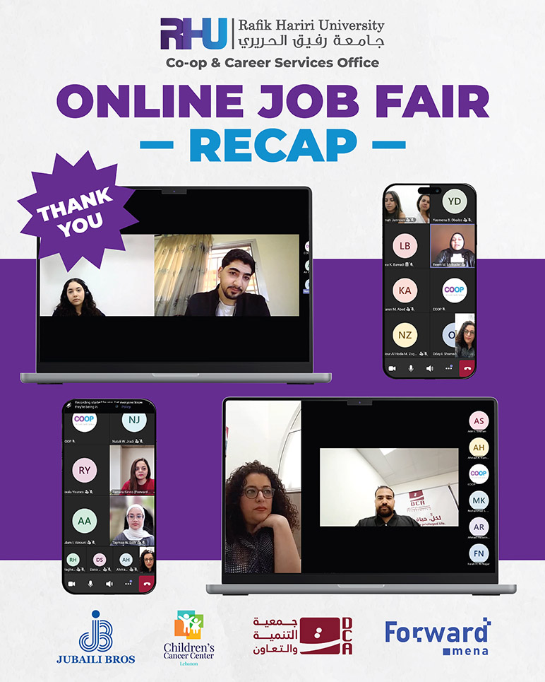 RHU hosts successful Online Job Fair, strengthening industry partnerships