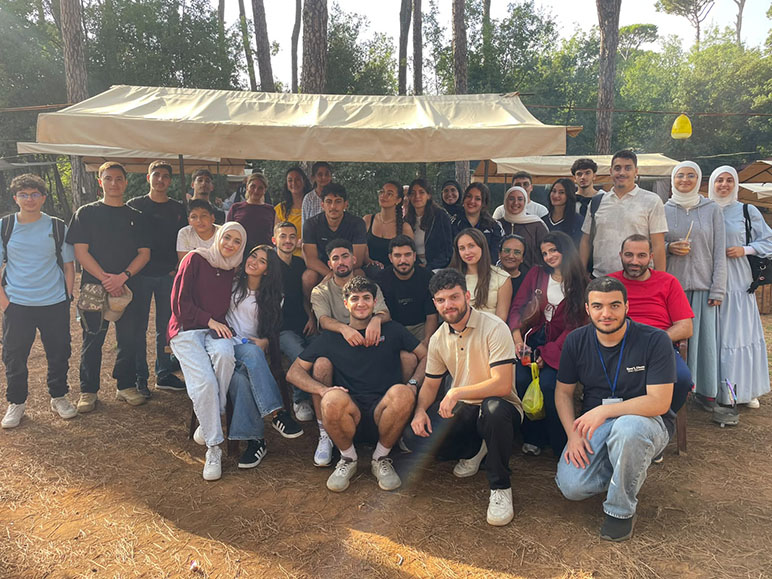 RHU ACM Student Chapter members take part in a recreational trip featuring outdoor activities and social gatherings