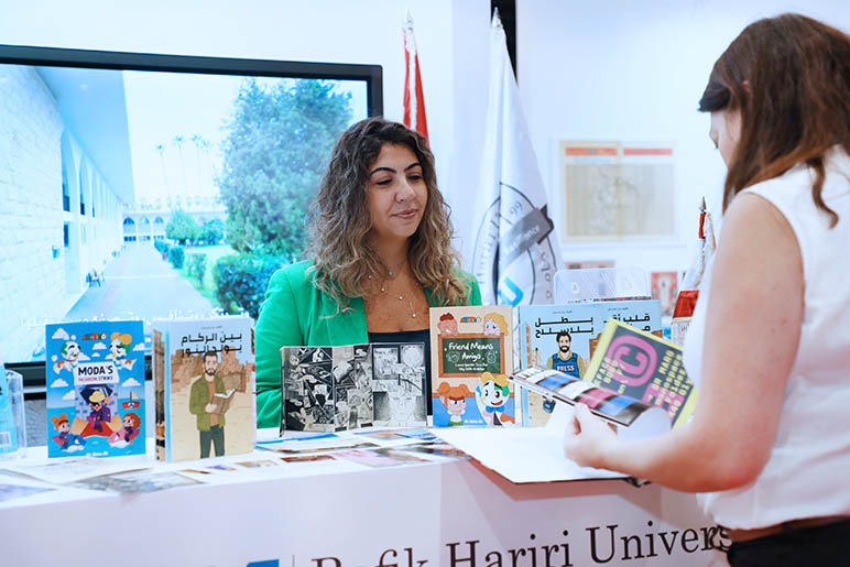 RHU showcases Graphic Design talent at the 67th Beirut Arab International Book Fair