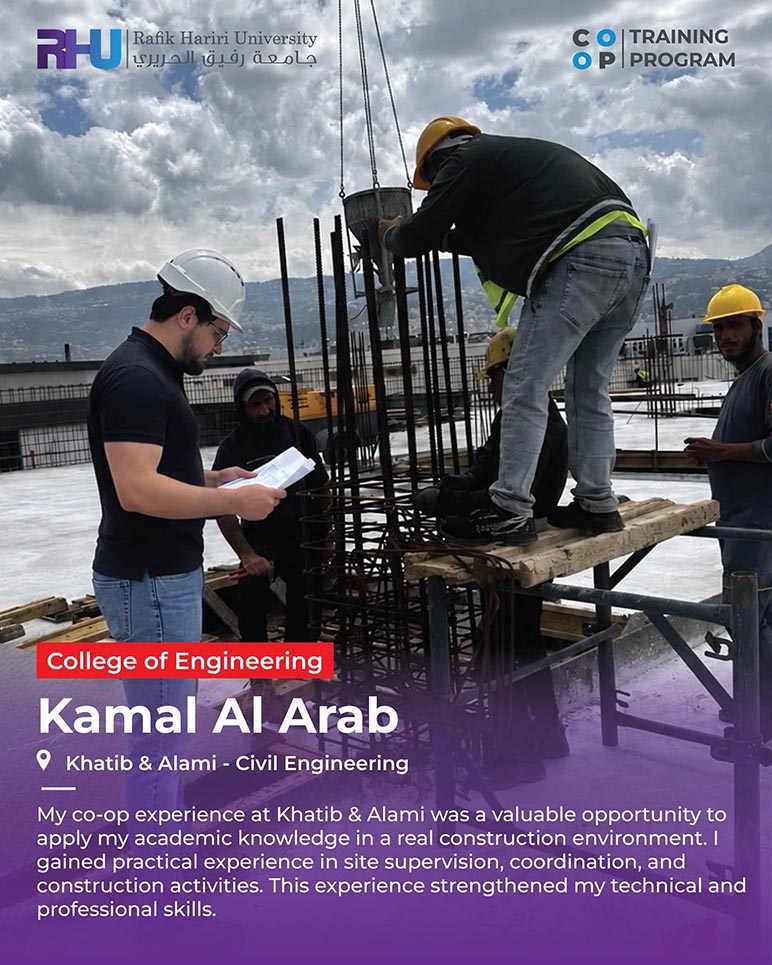 RHU students gain hands-on industry experience through the university’s Co-op Program