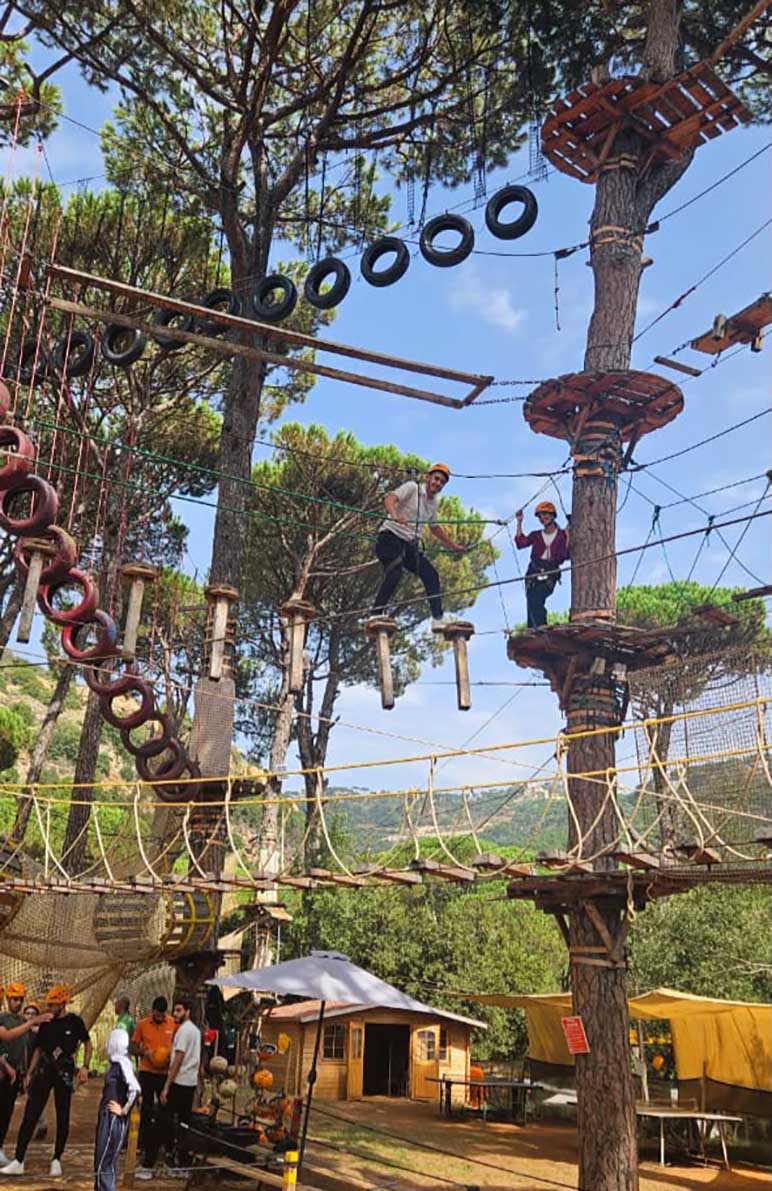 RHU ACM Student Chapter members take part in a recreational trip featuring outdoor activities and social gatherings
