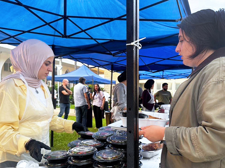 RHU Mechanical and Mechatronics Engineering students and faculty gather for a BBQ dinner organized with RTC and ASME