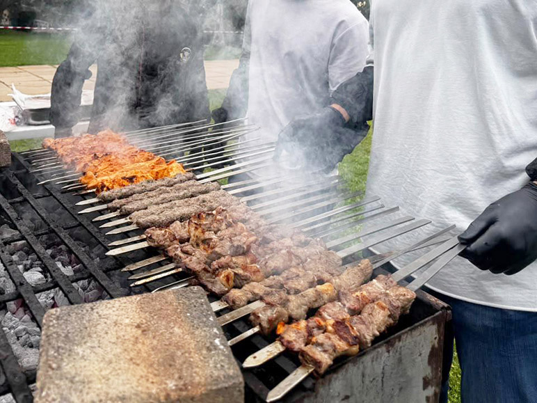 RHU Mechanical and Mechatronics Engineering students and faculty gather for a BBQ dinner organized with RTC and ASME