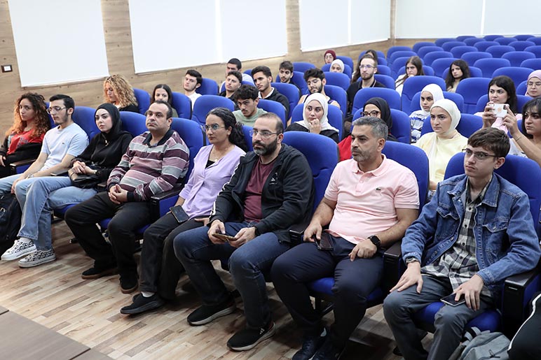 RHU students attend a Nammiskills information session, introducing online learning courses and certification opportunities