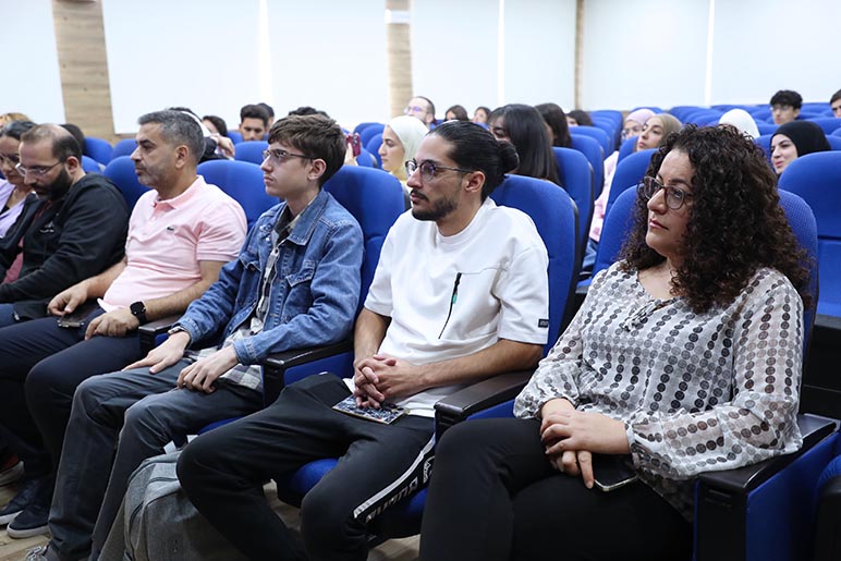 RHU students attend a Nammiskills information session, introducing online learning courses and certification opportunities
