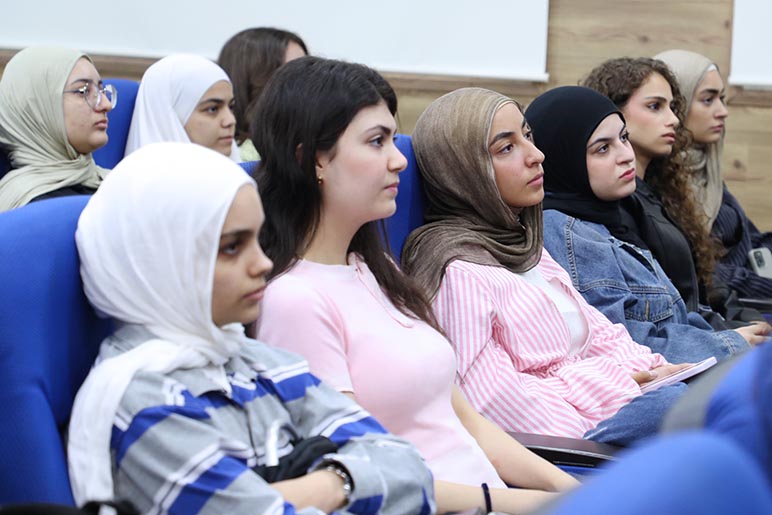 RHU students attend a Nammiskills information session, introducing online learning courses and certification opportunities