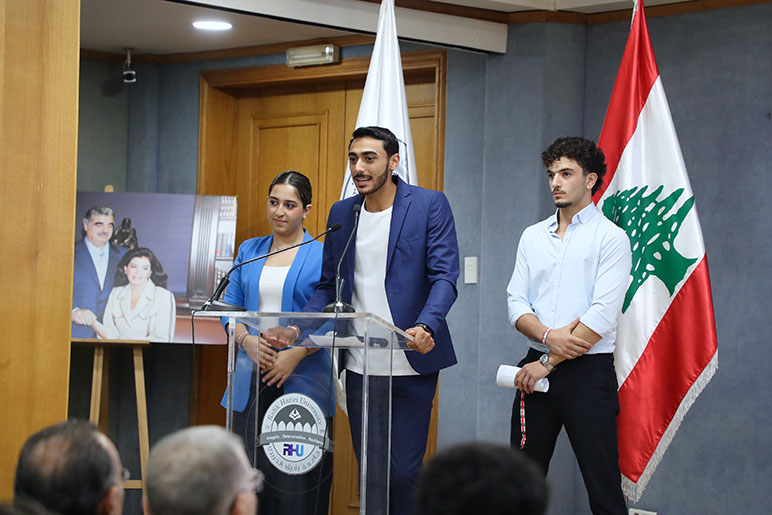 RHU Student Representative Council candidates present their programs during Campaigning Day ahead of elections