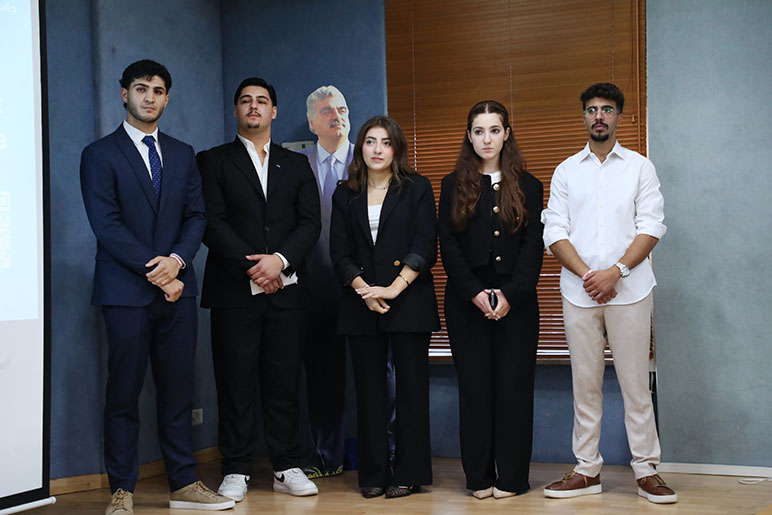 RHU Student Representative Council candidates present their programs during Campaigning Day ahead of elections