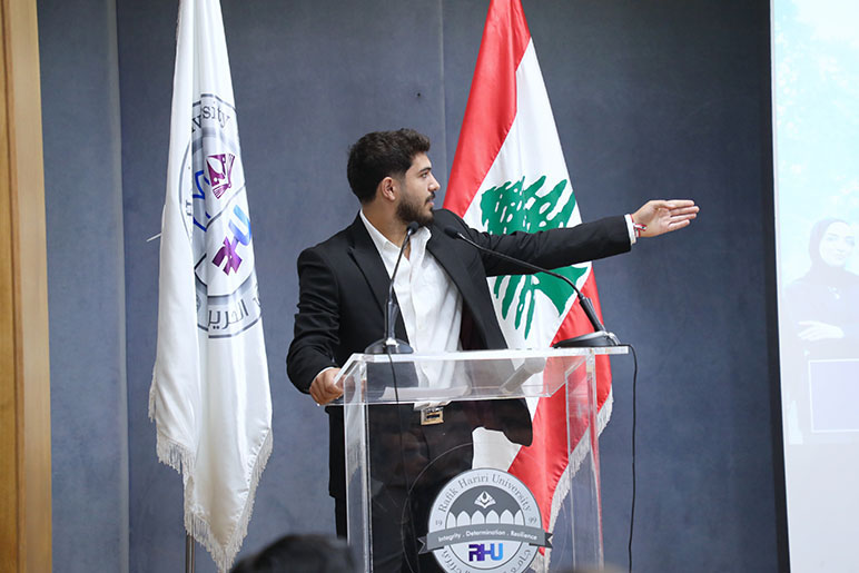 RHU Student Representative Council candidates present their programs during Campaigning Day ahead of elections