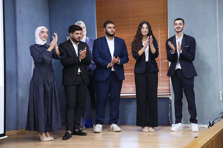 RHU Student Representative Council candidates present their programs during Campaigning Day ahead of elections