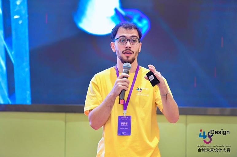 RHU Biomedical Engineering students Jihad Al Safadi and Leen Mohamad win second place with their NeoGuard AI project at the Global Competition on Design for Futures 2026 in Beijing, China.