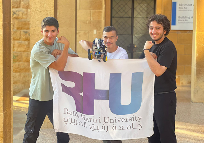 RHU engineering students win big in the World Robotics Olympiad -Rafik ...